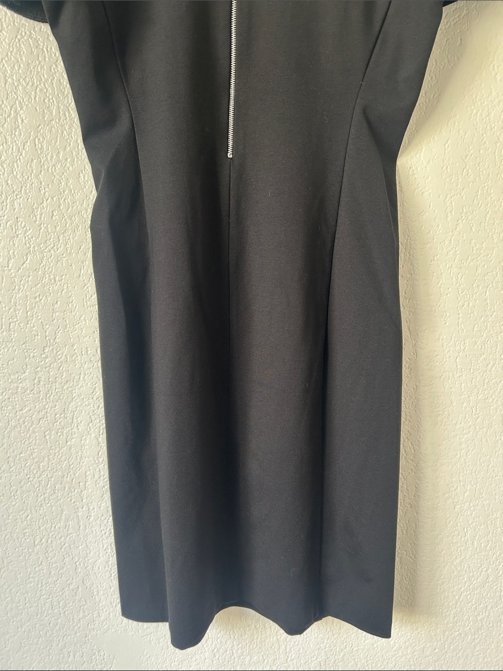 Alex Marie Black Midi Dress with White Peter Pan Collar - Picture 9 of 9